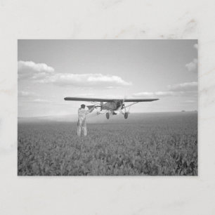 Crop Duster, 1938 Postcard