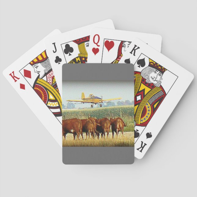 Crop Duster Playing Cards (Back)