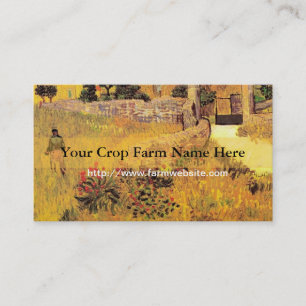 Crop farm business card