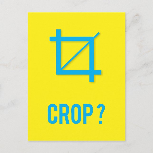 CROP ? POSTCARD (Front)