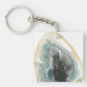 Cropped Geodes III Key Ring