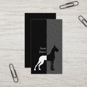 Cropped Great Dane Business Cards