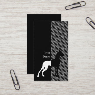 Cropped Great Dane Business Cards