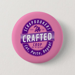 Cropper Scrapbook 6 Cm Round Badge