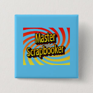 Cropper Scrapbook Crafter 15 Cm Square Badge