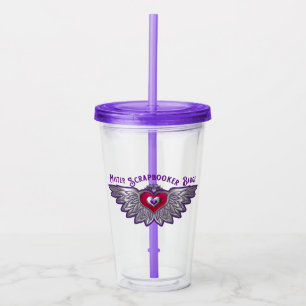 Cropper Scrapbook Crafter Acrylic Tumbler