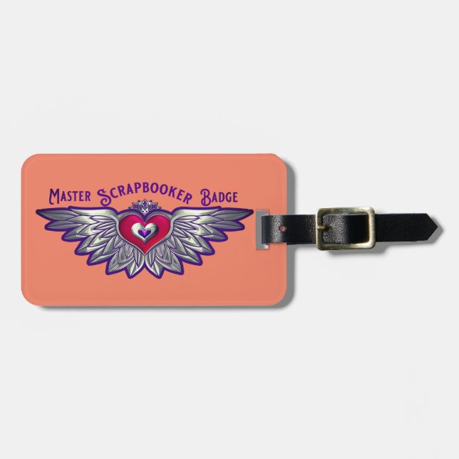 Cropper Scrapbook Crafter  Luggage Tag (Front Horizontal)