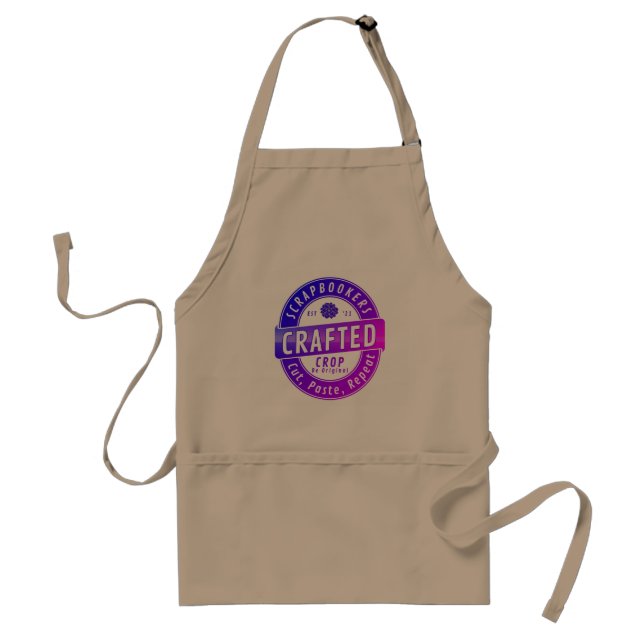 Cropper Scrapbook Crafter  Standard Apron (Front)