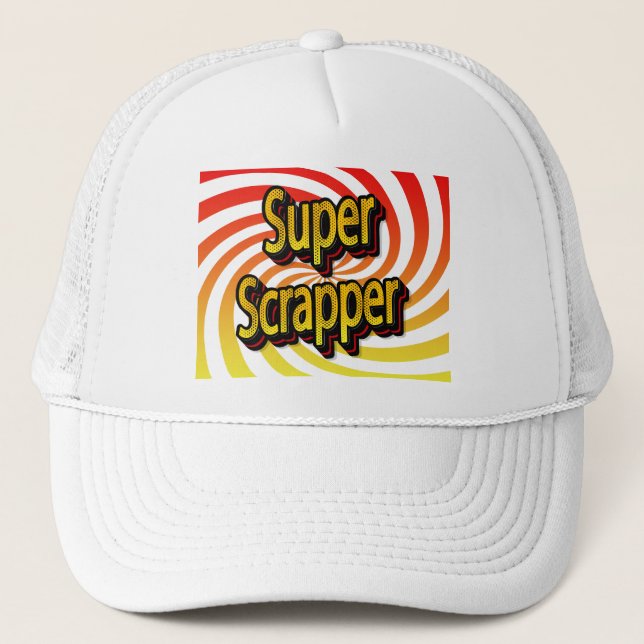Cropper Scrapbook Crafter Trucker Hat (Front)
