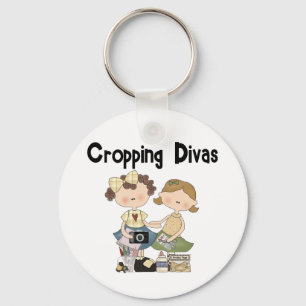 Cropping Divas Key Ring