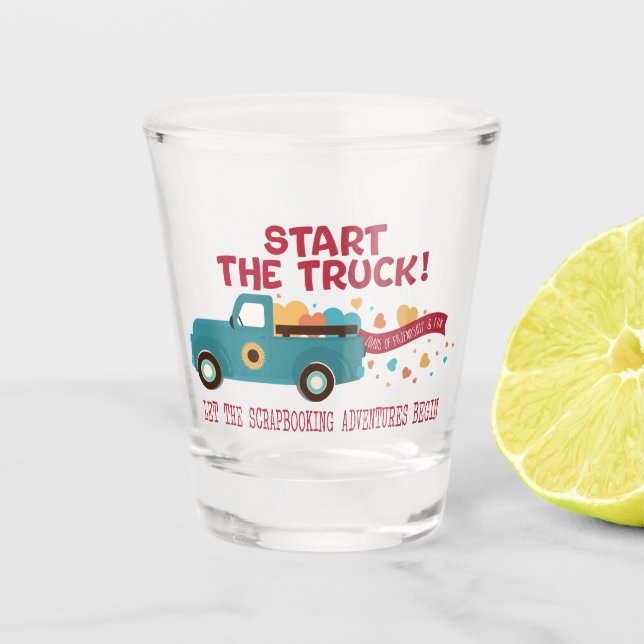 CROPTOBERFEST 2024 Shot Glass - Start the Truck (Front)