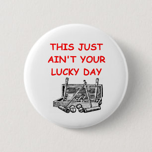 CROQUET 6 CM ROUND BADGE