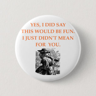 croquet 6 cm round badge