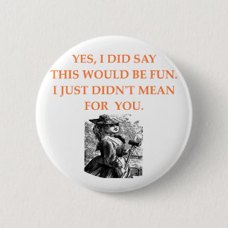 croquet 6 cm round badge