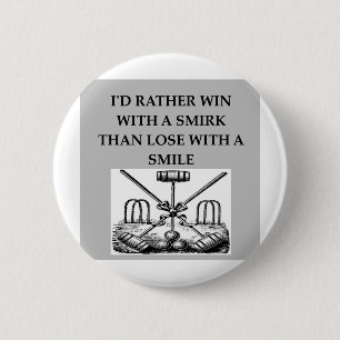 croquet 6 cm round badge