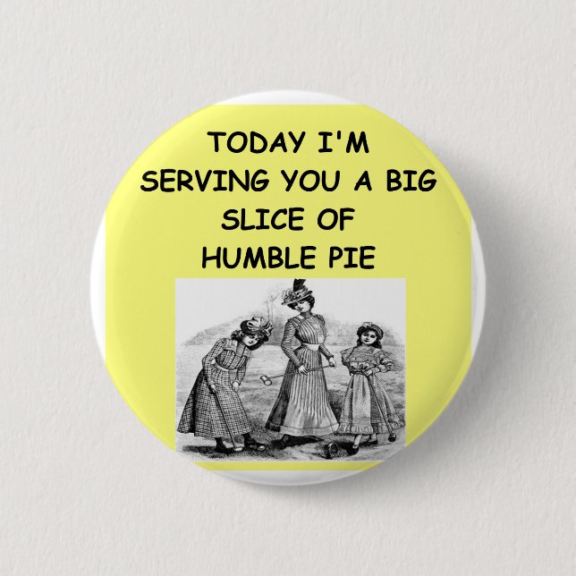 croquet 6 cm round badge (Front)