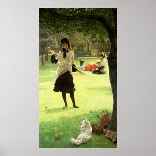 Croquet, c.1878 poster (Front)