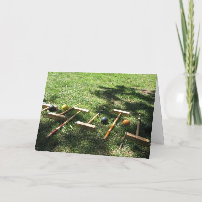 Croquet Card (Front)