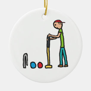 Croquet Ceramic Tree Decoration