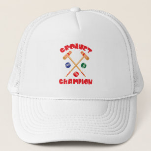 Croquet Champion Trucker Hat