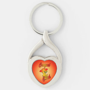 Croquet Chick #5 Key Ring