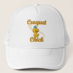 Croquet Chick Trucker Hat