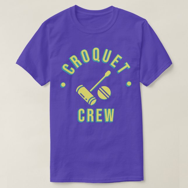 Croquet Crew T-Shirt (Design Front)