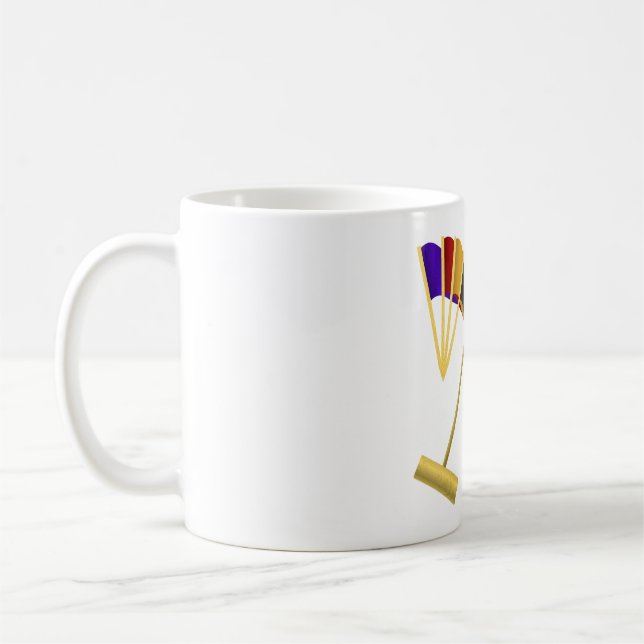 Croquet Equipment Set Mallet Balls Hoops Coffee Mug (Left)