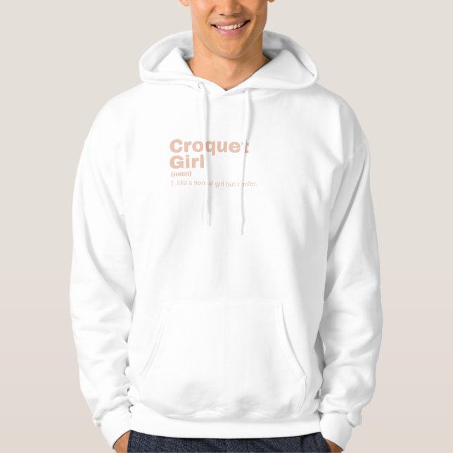 Croquet Girl - Croquet Hoodie (Front)
