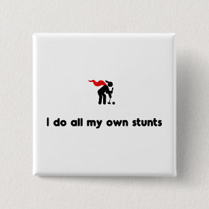 Croquet Hero 15 Cm Square Badge