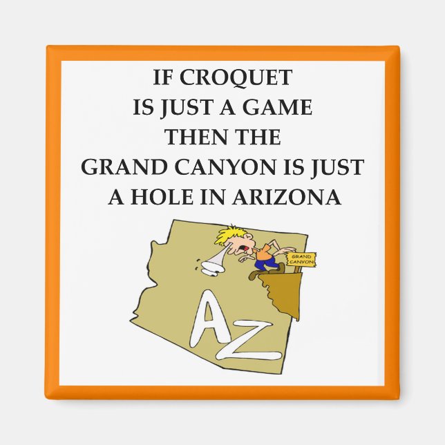 CROQUET MAGNET (Front)