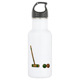Croquet Mallet and Balls 532 Ml Water Bottle