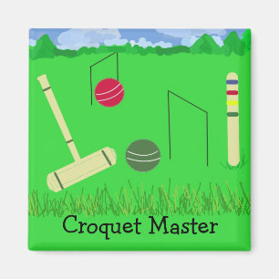 Croquet Master Magnet