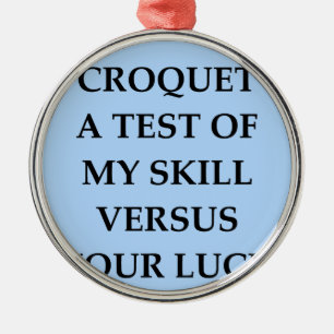 croquet metal tree decoration