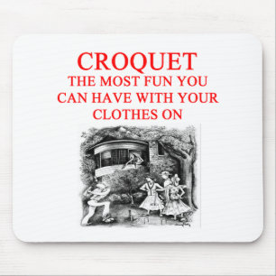 CROQUET MOUSE MAT