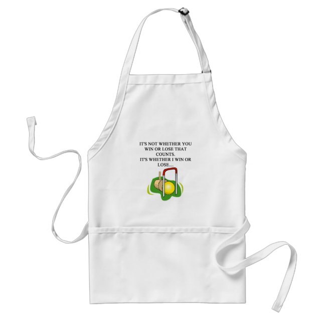 CROQUET player Standard Apron (Front)