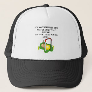 CROQUET player Trucker Hat