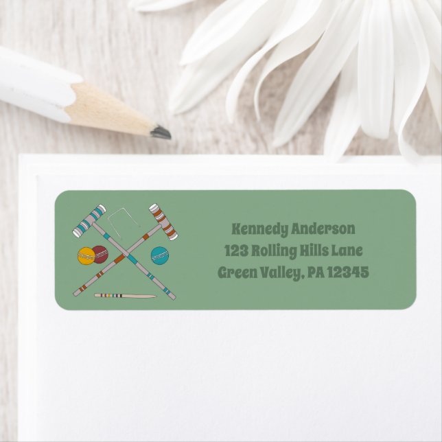 Croquet Set Jade Green Return Address (Insitu)