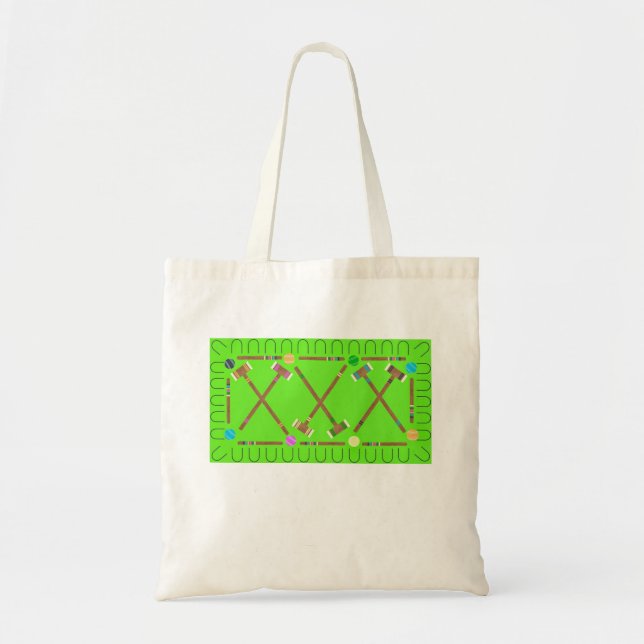 Croquet Tote Bag (Front)