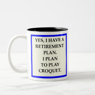 CROQUET Two-Tone COFFEE MUG