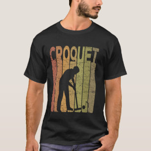 Croquet Vintage Croquet Player Retro Croquet Lover T-Shirt