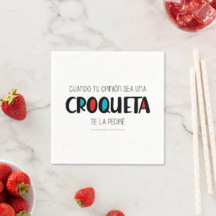 Croqueta Napkin