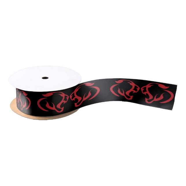 Crosby Cougar Homecoming Ribbon Satin Ribbon (Spool)