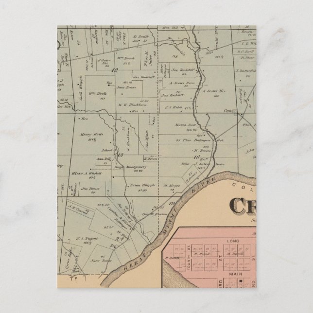 Crosby, Ohio Postcard (Front)