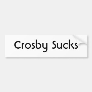 Crosby Sucks Bumper Sticker