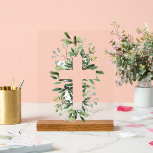 cross 2025 acrylic sign