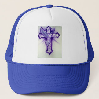 Cross and Dove Trucker Hat