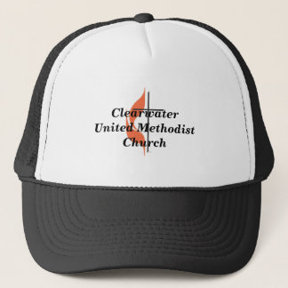 Cross and flame, ClearwaterUnited MethodistChurch Trucker Hat