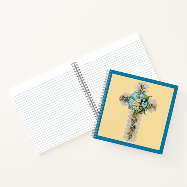 Cross and Flowers Notebook (Inside)