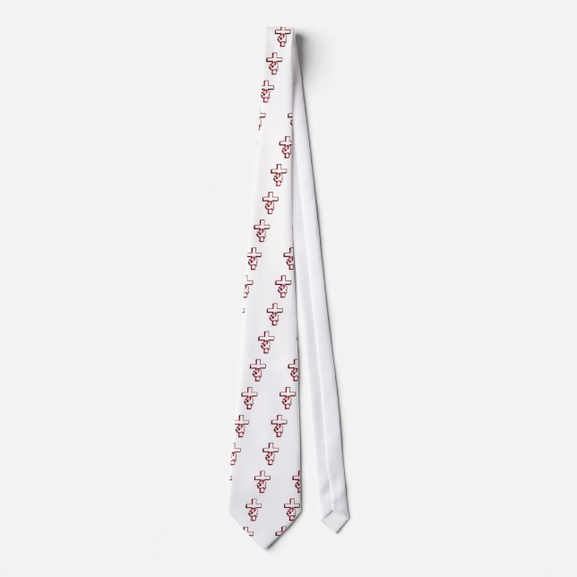 Cross and Holy Spirit / Holy Ghost Tie (Front)